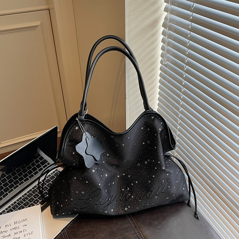 Women's Feeling Tong Large Capacity College Out Women's Shoulder Bag