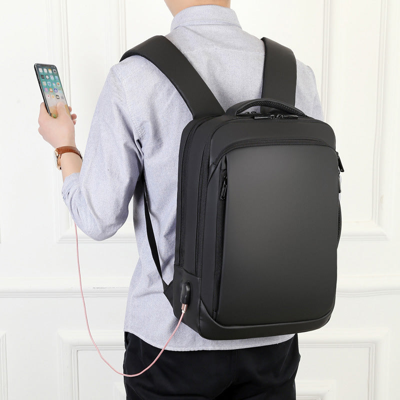Unique Classy Men's Large Capacity Portable Business Backpack