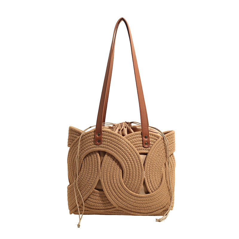 Women's Niche Creative Woven Personality Hollow Out Women's Shoulder Bag