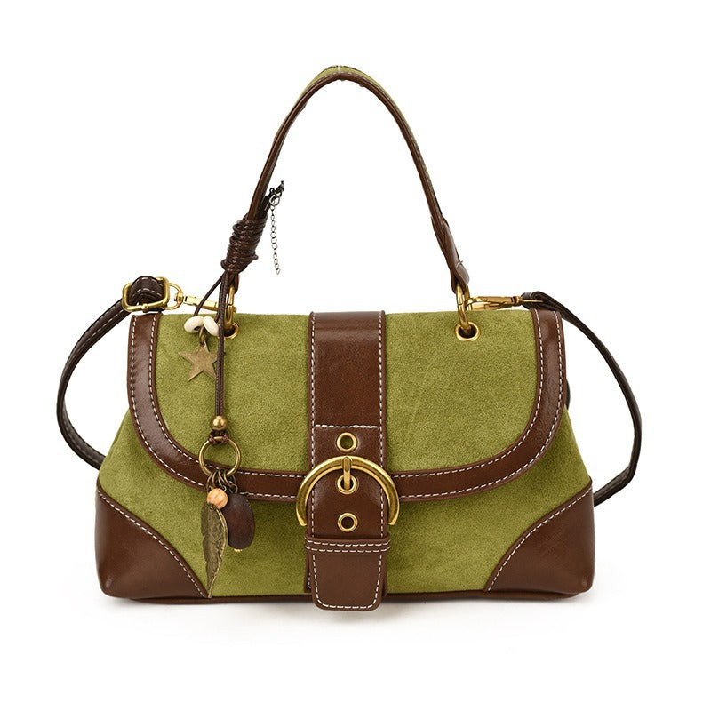 Women's Style Suede Fashionable Large Capacity Commuter Bags