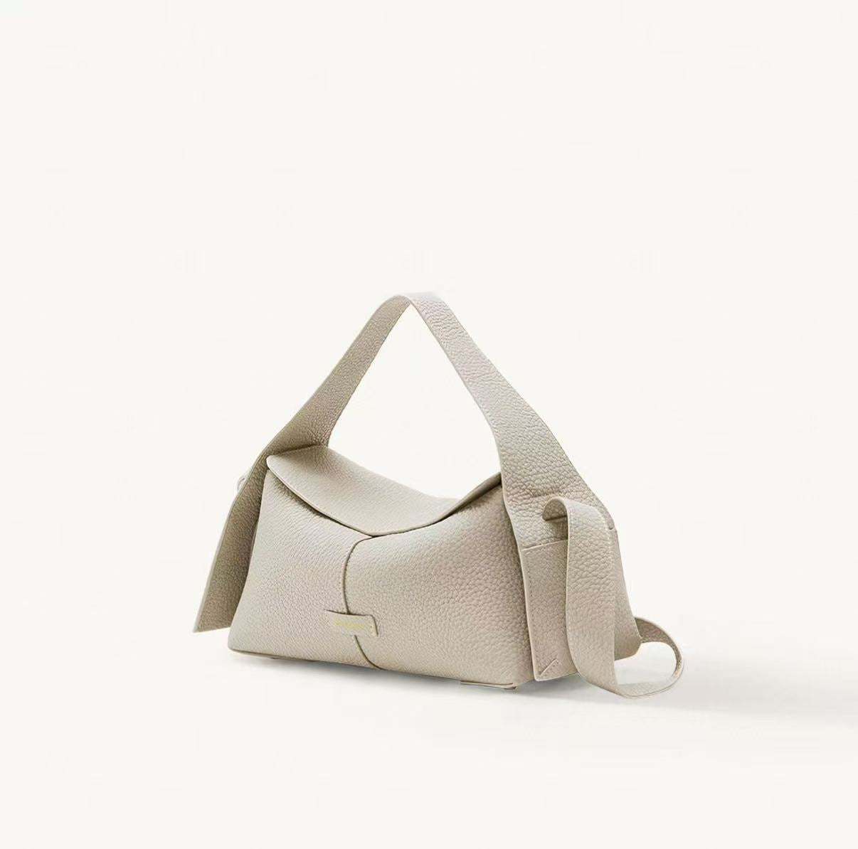 Women's Ear Hanging Roof First Layer Cowhide Commuter Bags