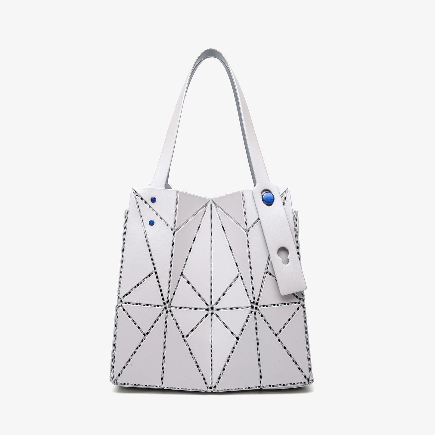 Women's Color Nail Crystal Geometric Rhombus Big Women's Handbag