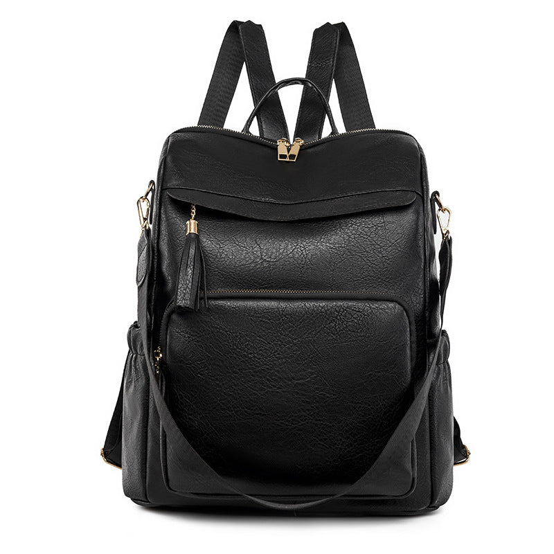 Elegant Women's Retro Large Capacity Brown Bags
