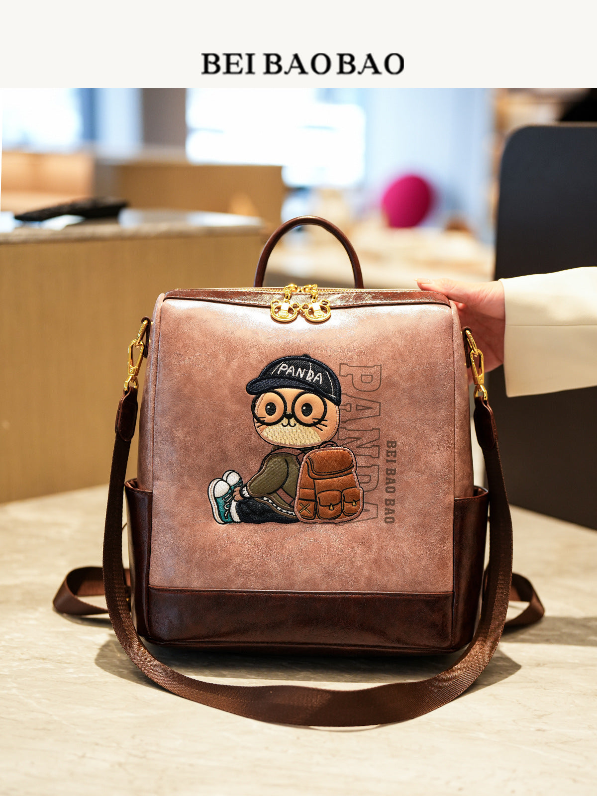 Women's Source Large Capacity Cartoon Cute Shopping College Backpacks