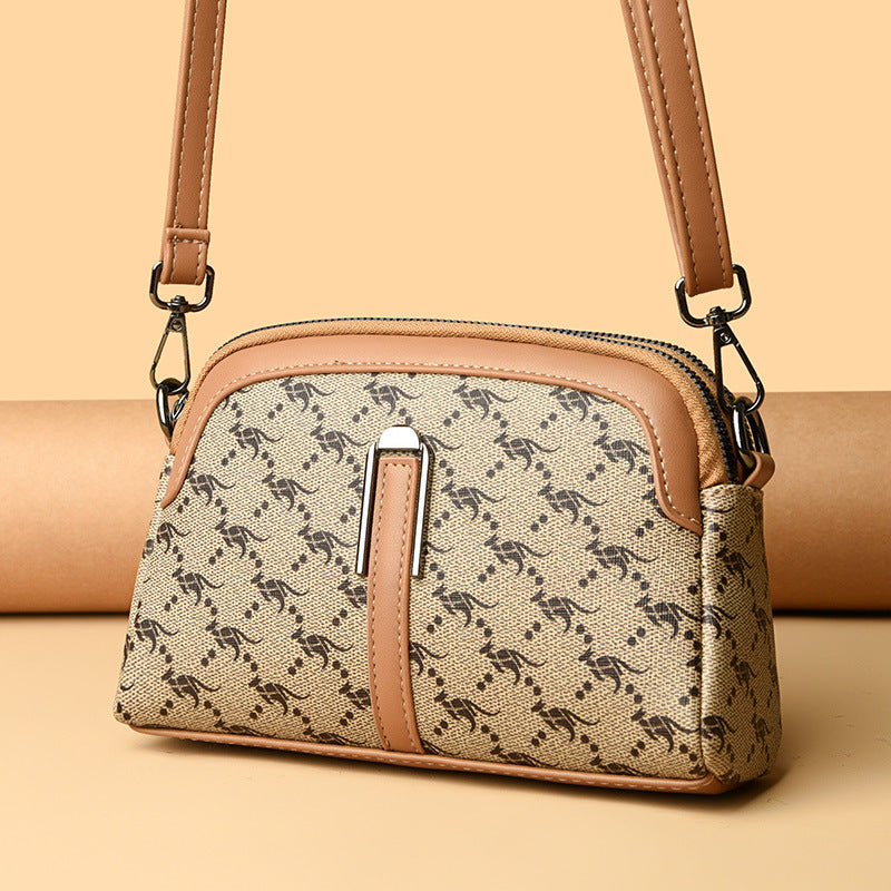 Casual Women's Fashionable Printed Mother Shell Women's Messenger Bag