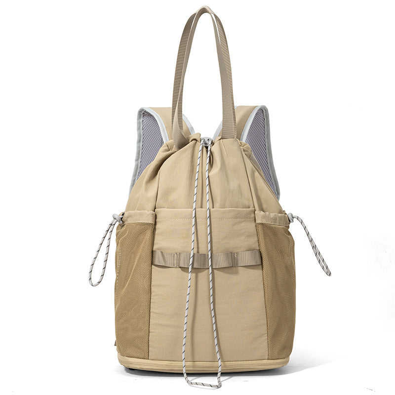 Women's & Men's Badminton Drawstring Tennis Portable Ball Printing Backpacks