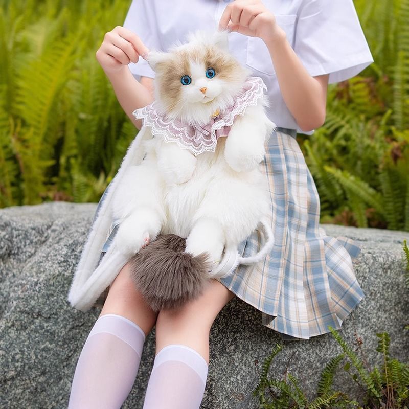 Doll Cat Cute Plush Birthday Gift Backpacks