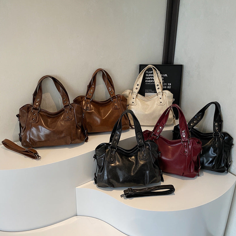 Women's Retro High Sense Trend Commuter Tote Bags