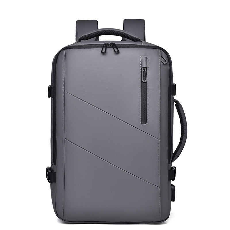 Men's Extendable Trip Derm Computer Large Capacity Business Backpack