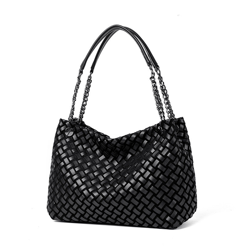 Women's Vintage Weave Leisure Underarm Basket Women's Shoulder Bag