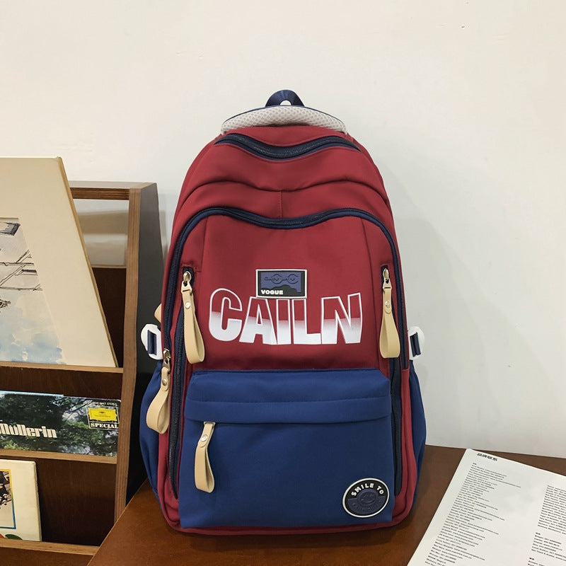 Junior High Trendy Style Computer Large Leisure Backpack