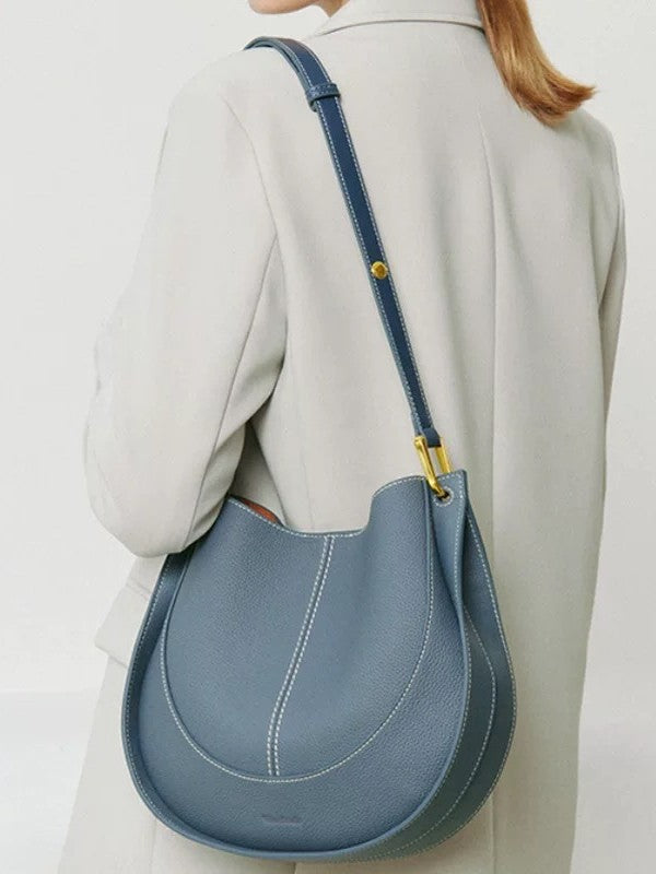 Women's Special Interest Light Luxury High-grade Saddle Style Large Capacity Leisure Women's Shoulder Bag