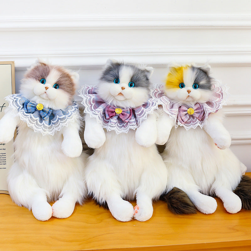 Simulation Cute Cat Plush Girlfriends Gift Backpacks