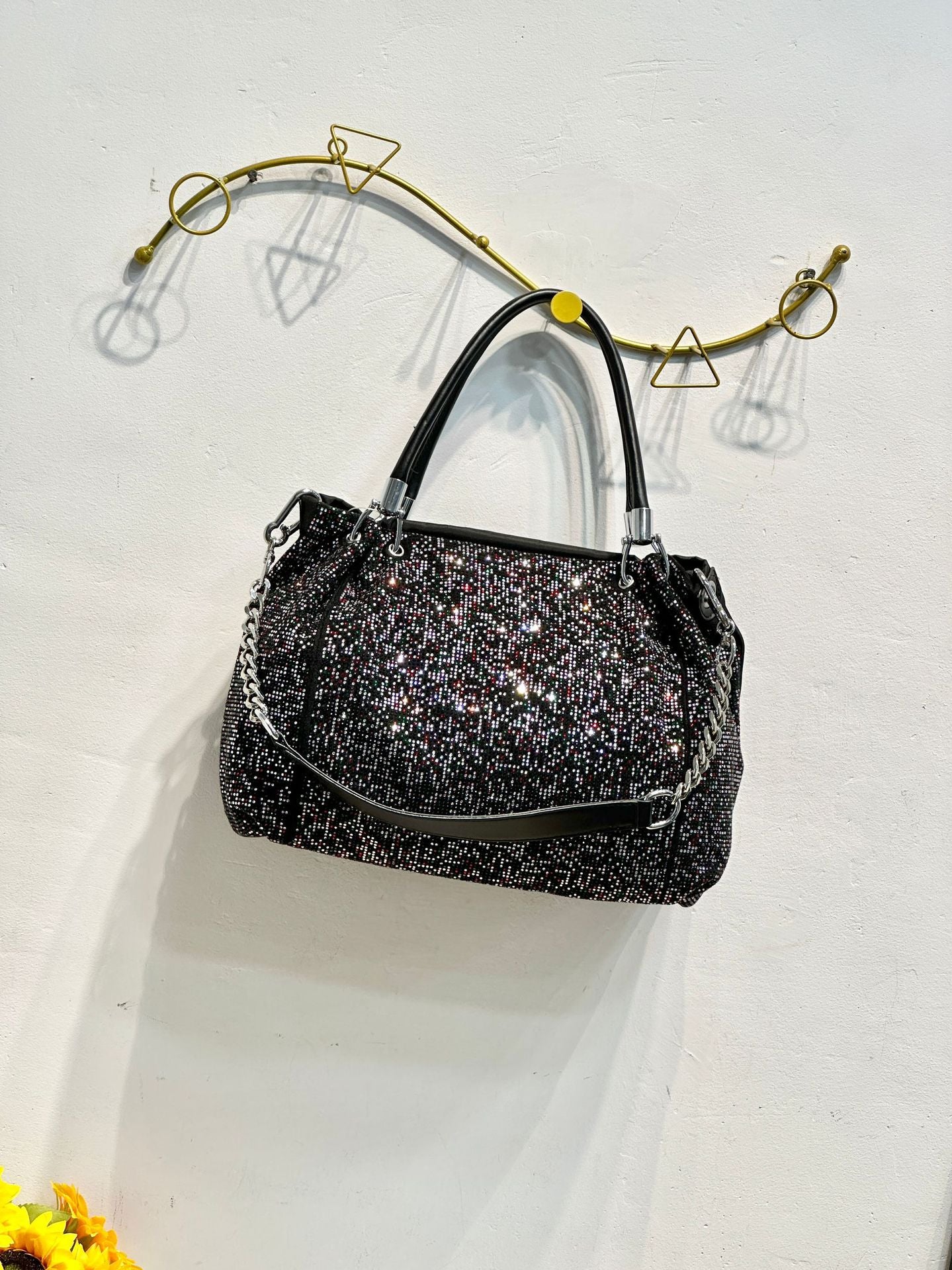 New Fashion Chain Versatile Exquisite Rhinestone Handbags