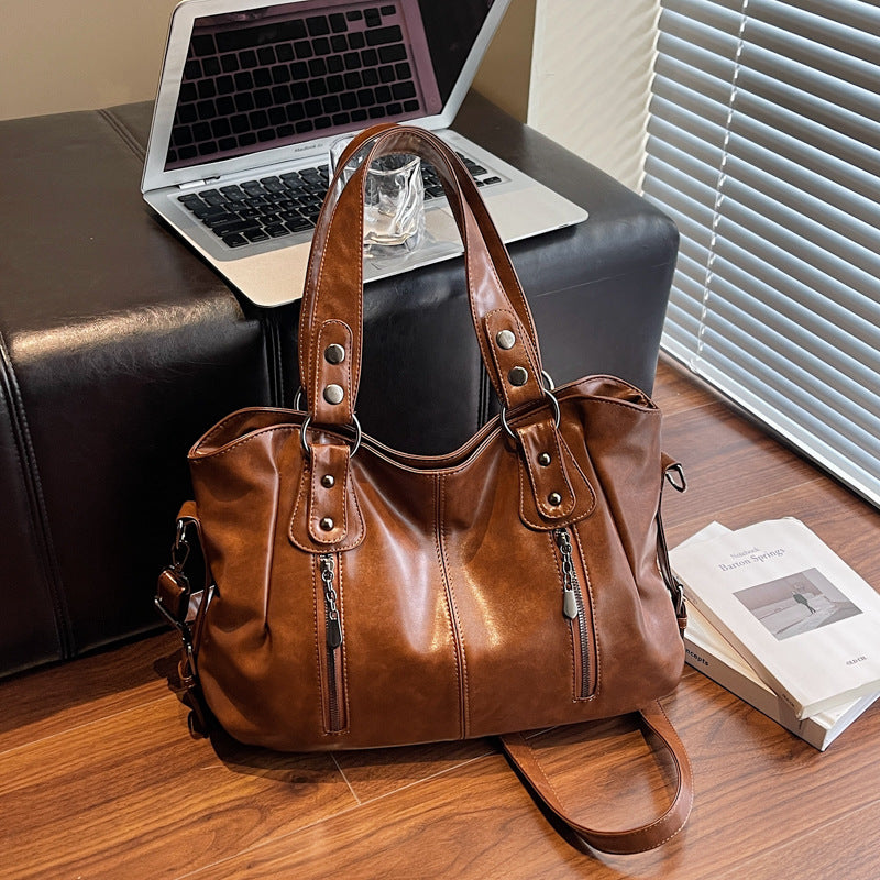 Women's Large Capacity High-grade Light Luxury Minority Tote Bag