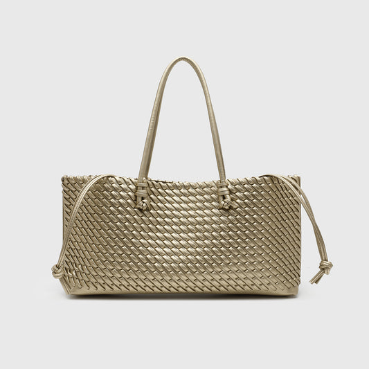 Home Woven Autumn Niche Commuter Portable Women's Shoulder Bag
