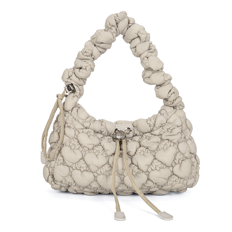 Women's Spring Bubble Western Style Underarm Personalized Bags