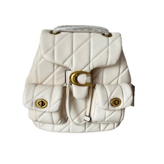 Women's High-grade Sheepskin Chain Diamond Style Genuine Women's Backpack