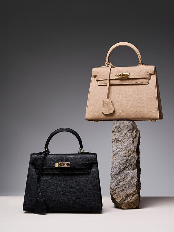 Women's Palm Print Genuine Leather Cali Fashion Bags