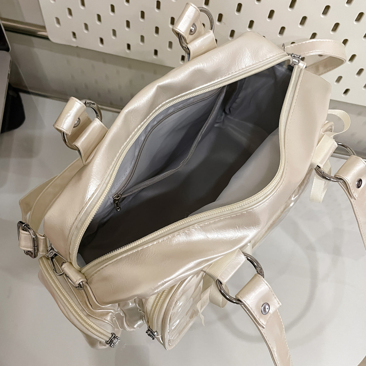 Large Capacity Transparent Bar Secondary Element Shoulder Bags