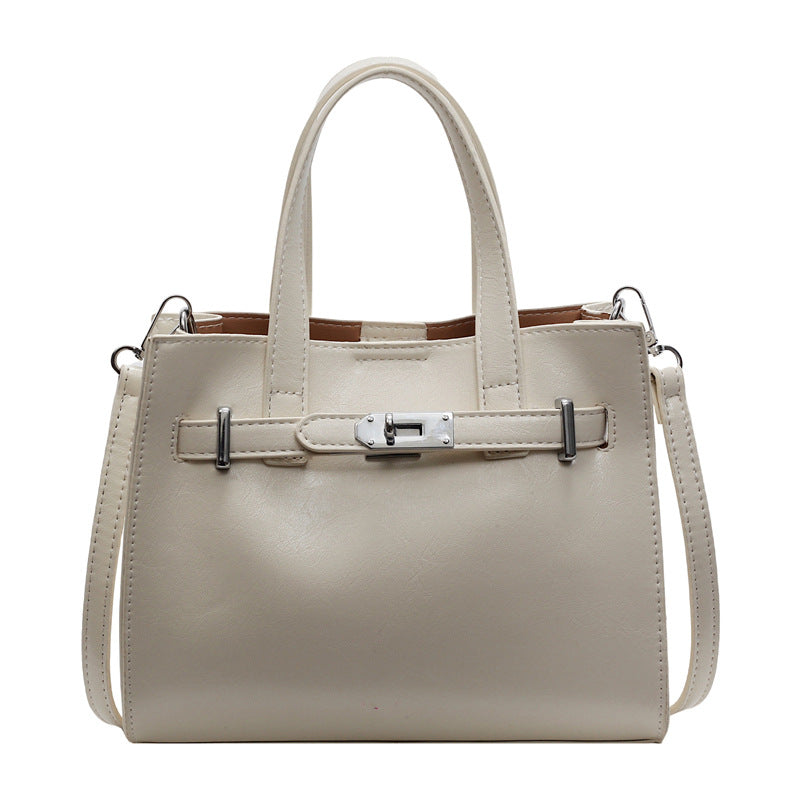 Women's Korean Style Simple Fashion Portable Kelly Bags