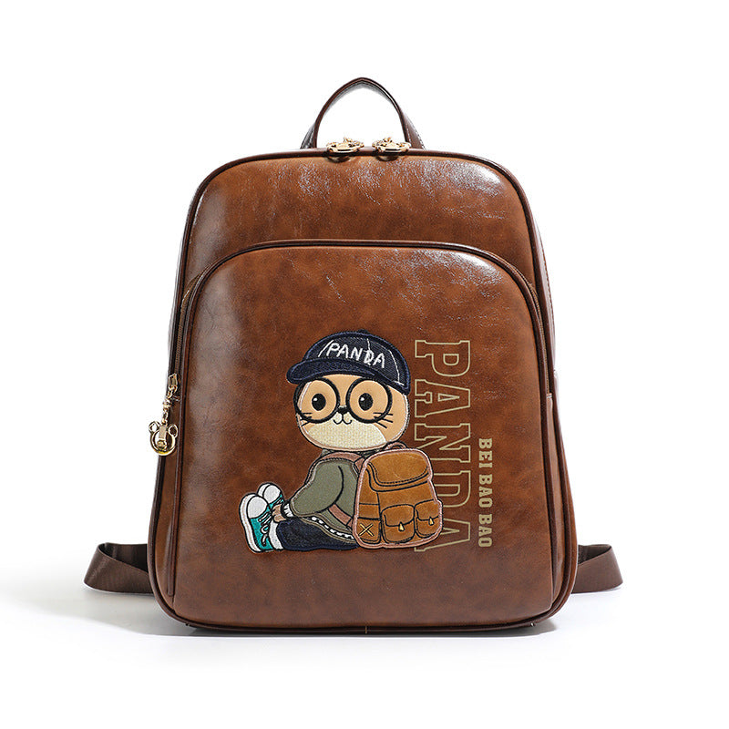 Source Cartoon Design Large Capacity Versatile Women's Backpack