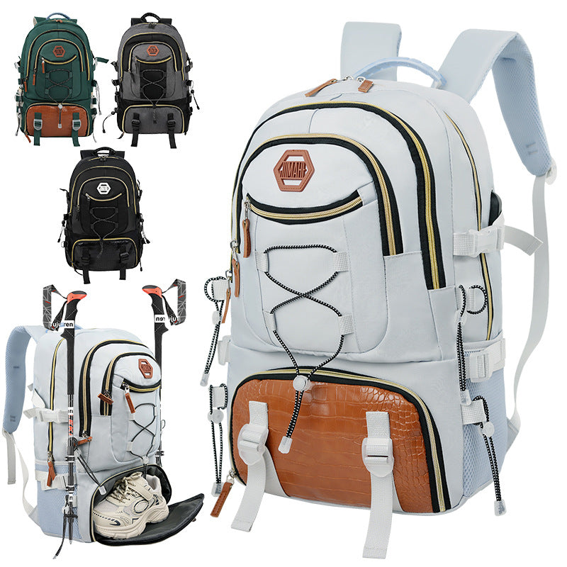 Large Capacity High Sense Hiking Oxford Leisure Backpack