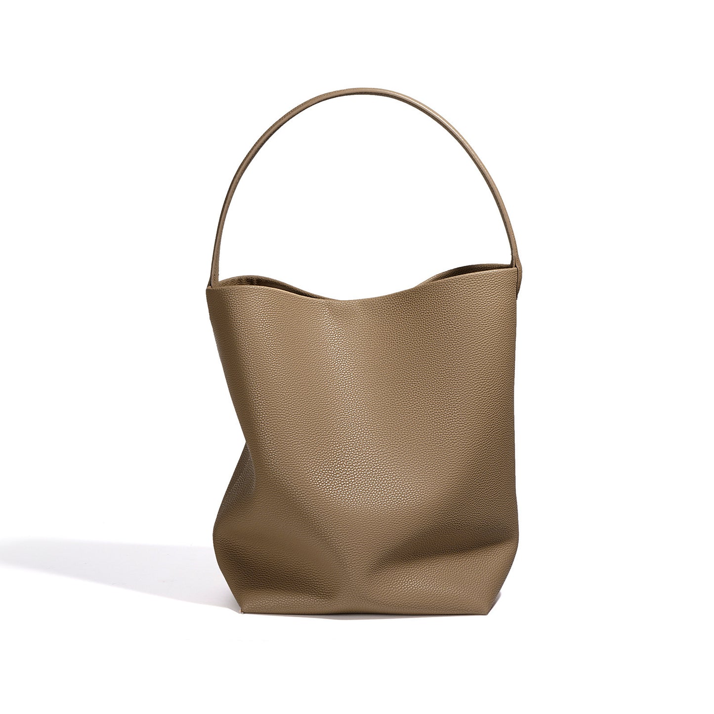 Women's Niche Genuine Leather Leisure Commute High-grade Large Bucket Bag