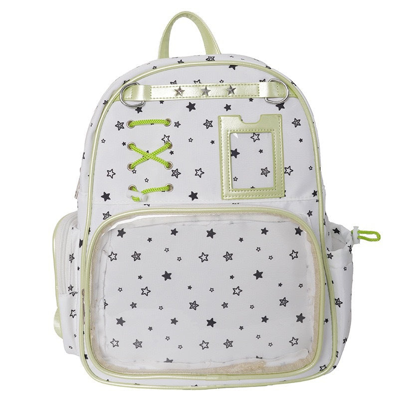 Korean Cartoon Cute Female Two-dimensional Bar Ji Leisure Backpack