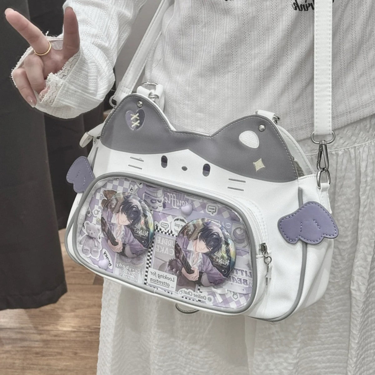Two-dimensional Snack Volume Millet Bar Cartoon Backpacks