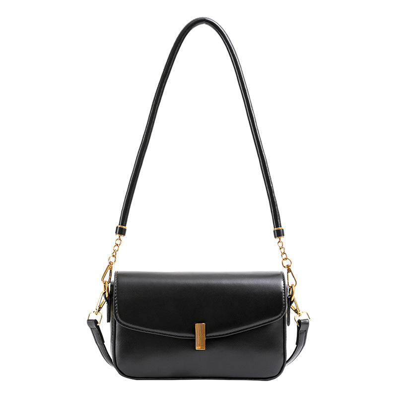 Women's Niche Golden Autumn Image Versatile Underarm Retro Women's Shoulder Bag