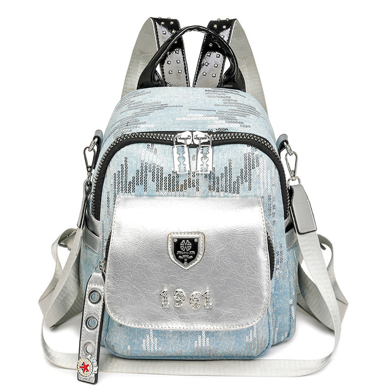 Women's Fashionable Korean Style Versatile Soft Leather Trendy Essential Women's Backpack