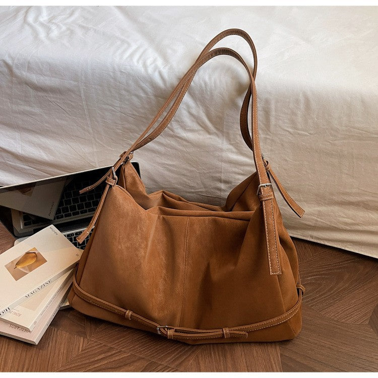 Women's Large Capacity Retro Today Popular Texture Tote Bag