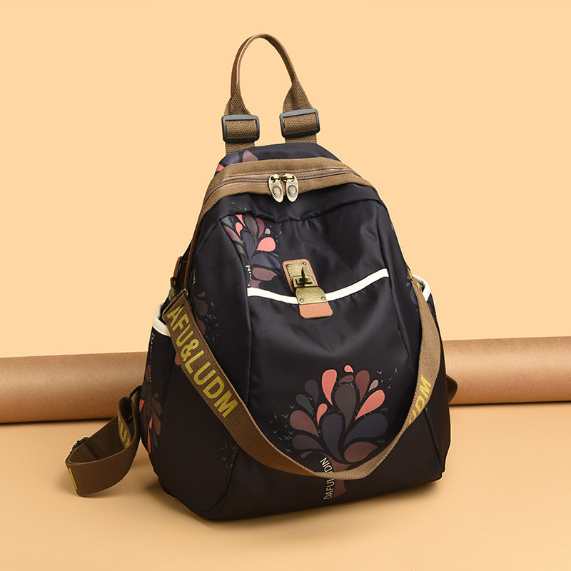 Women's Fashion Printing Large Capacity Oxford Cloth Women's Backpack