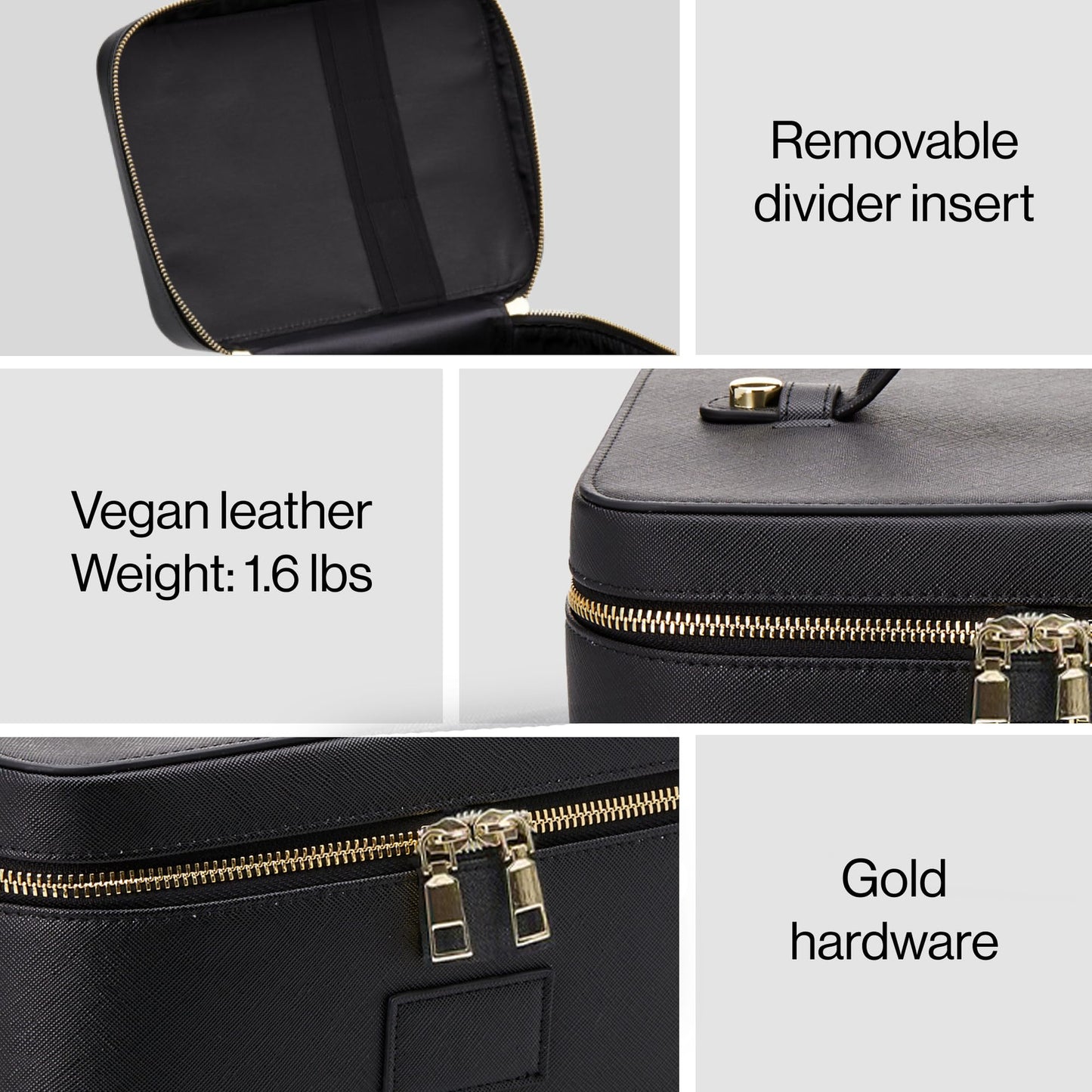 Portable With Compartment Large Capacity Leather Bags