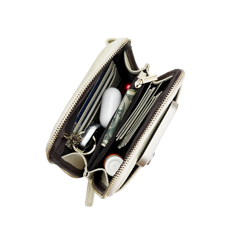 Women's Style Niche Genuine Leather Trendy Simple Mobile Phone Bag