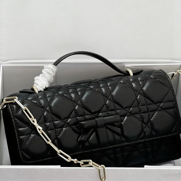 Elegant Women's Bow Rhombus Chain Fashion Women's Messenger Bag