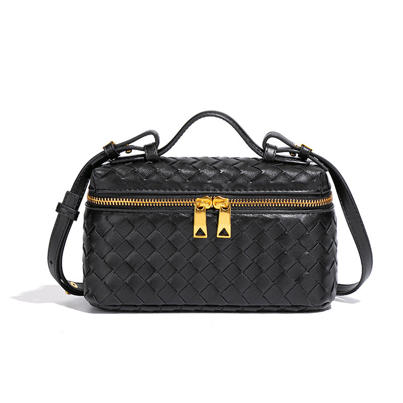Women's Lunch Box Woven Retro Easy Matching Portable Women's Handbag