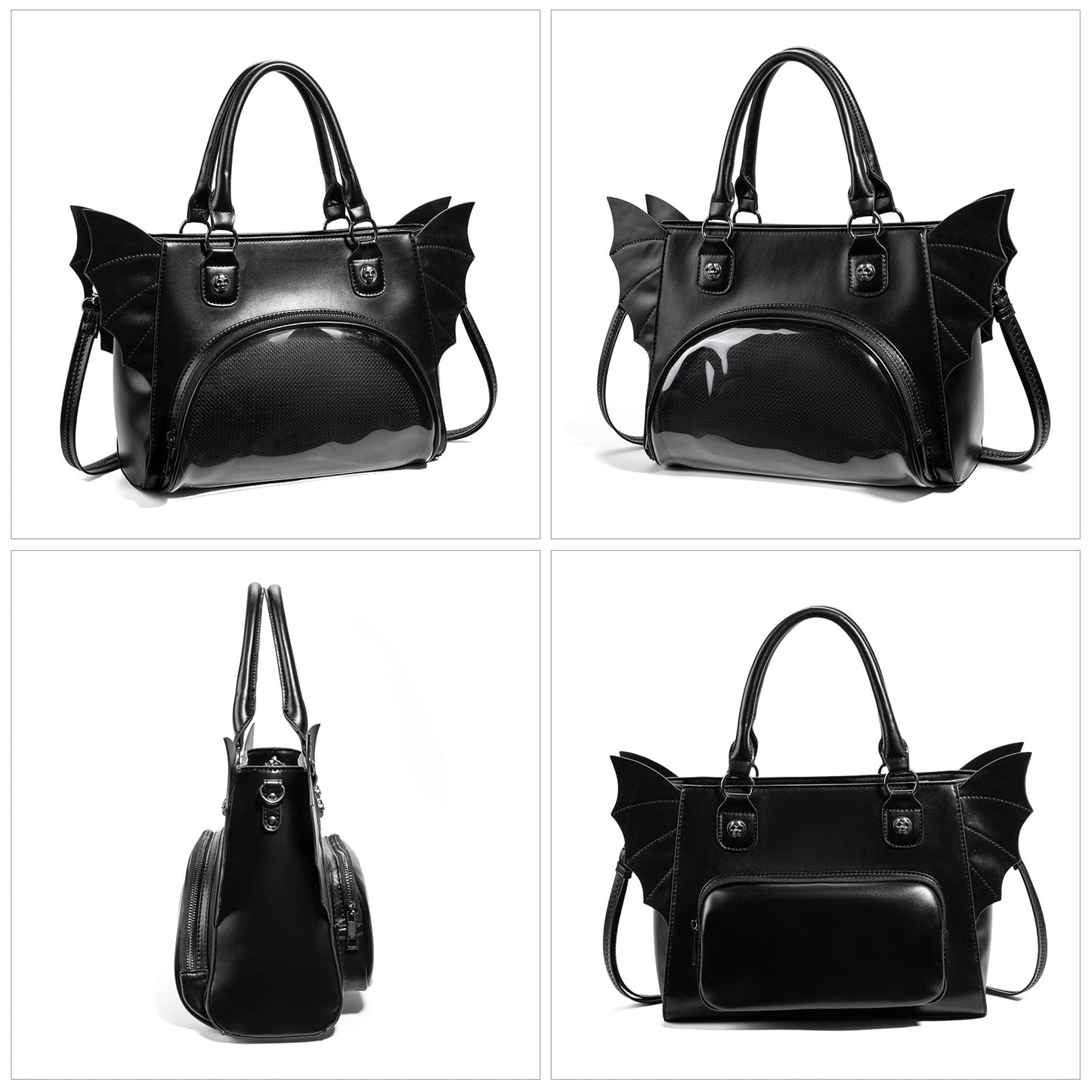 Goth Style Hot Cartoon Comic Show Game Niche Large Women's Shoulder Bag