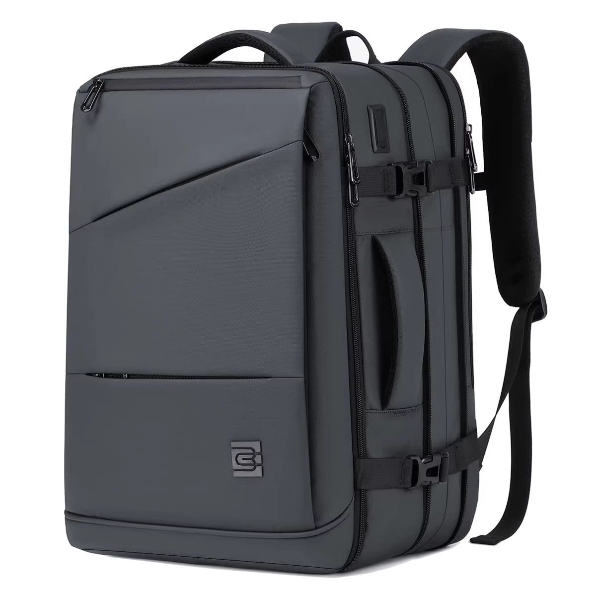 Men's Scalable Large Capacity Computer Leisure Business Backpack