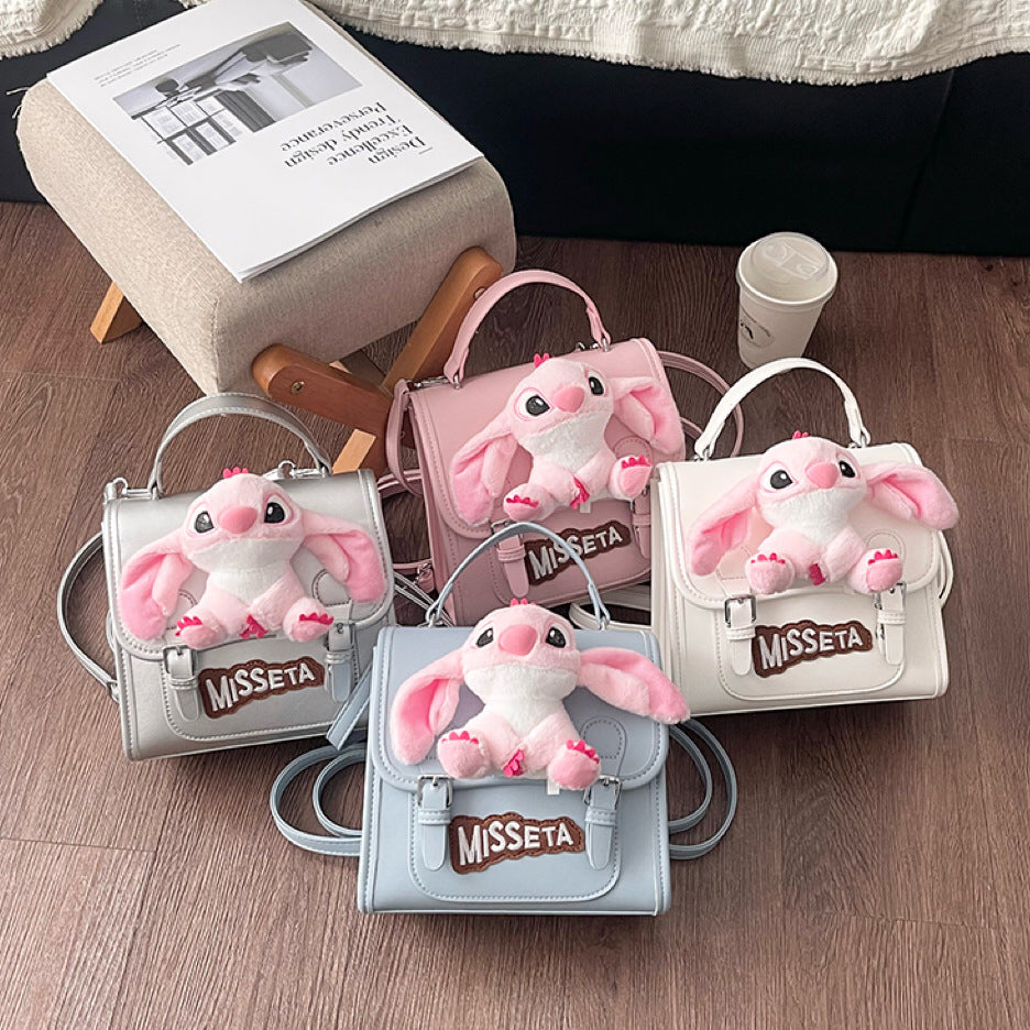 Women's Korean Style Cute Plush Doll Sweet Bags