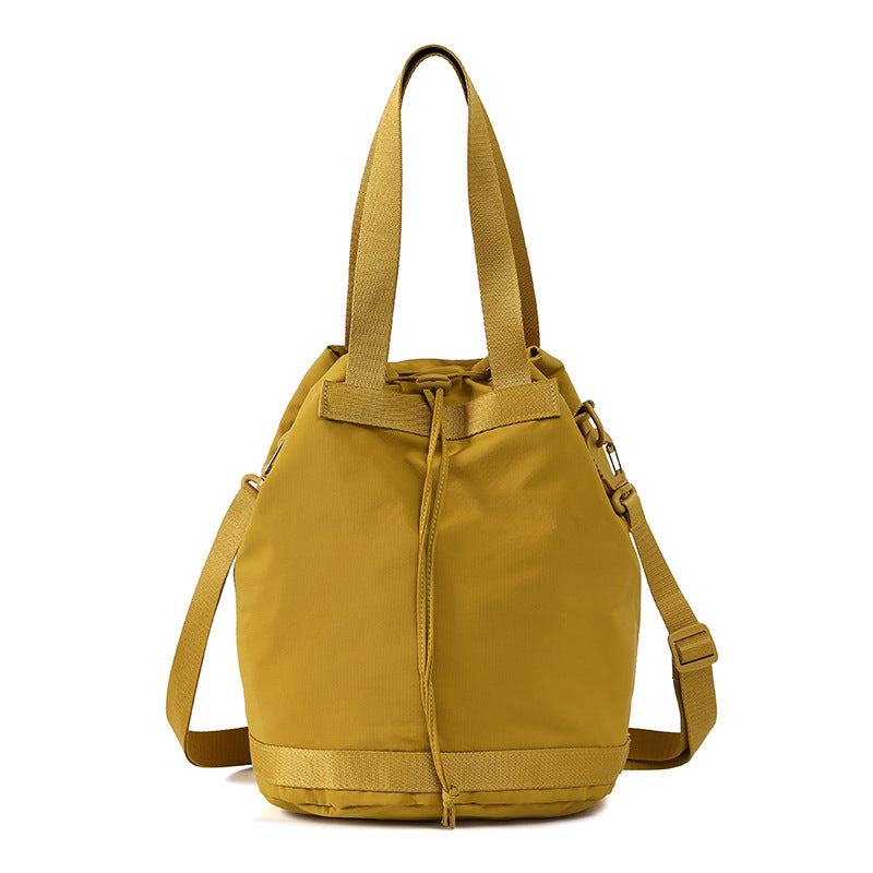 Drawstring Hand Large Capacity Strap Detachable Bucket Bag