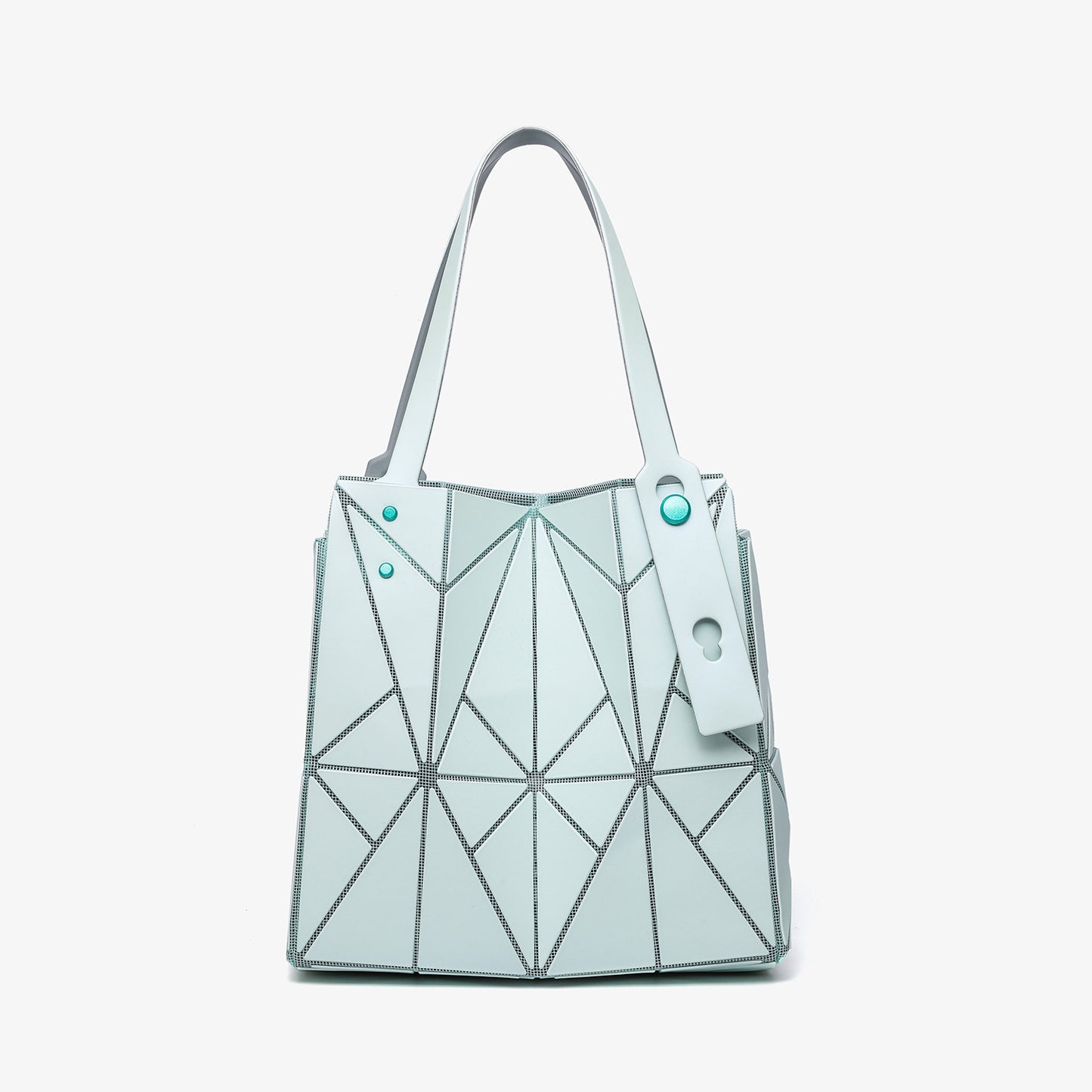 Women's Color Nail Crystal Geometric Rhombus Big Women's Handbag