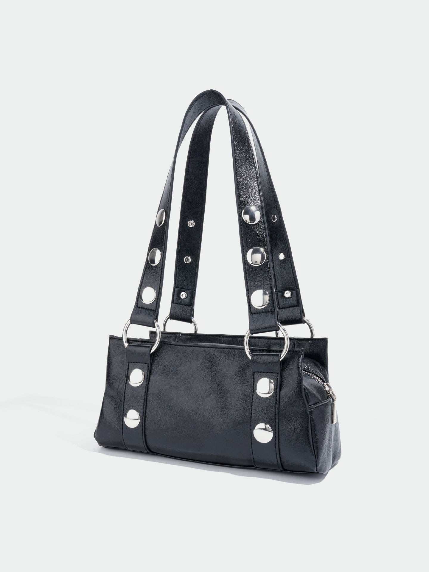 Women's Cool Fashion Pillow Rivet Punk Underarm Light Shoulder Bags