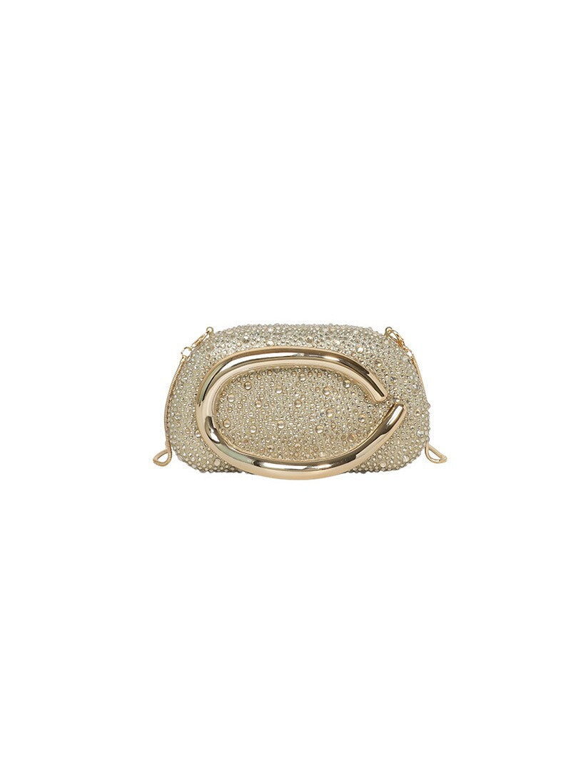 Diamond High-grade Metal Chain Fashion Banquet Women's Shoulder Bag