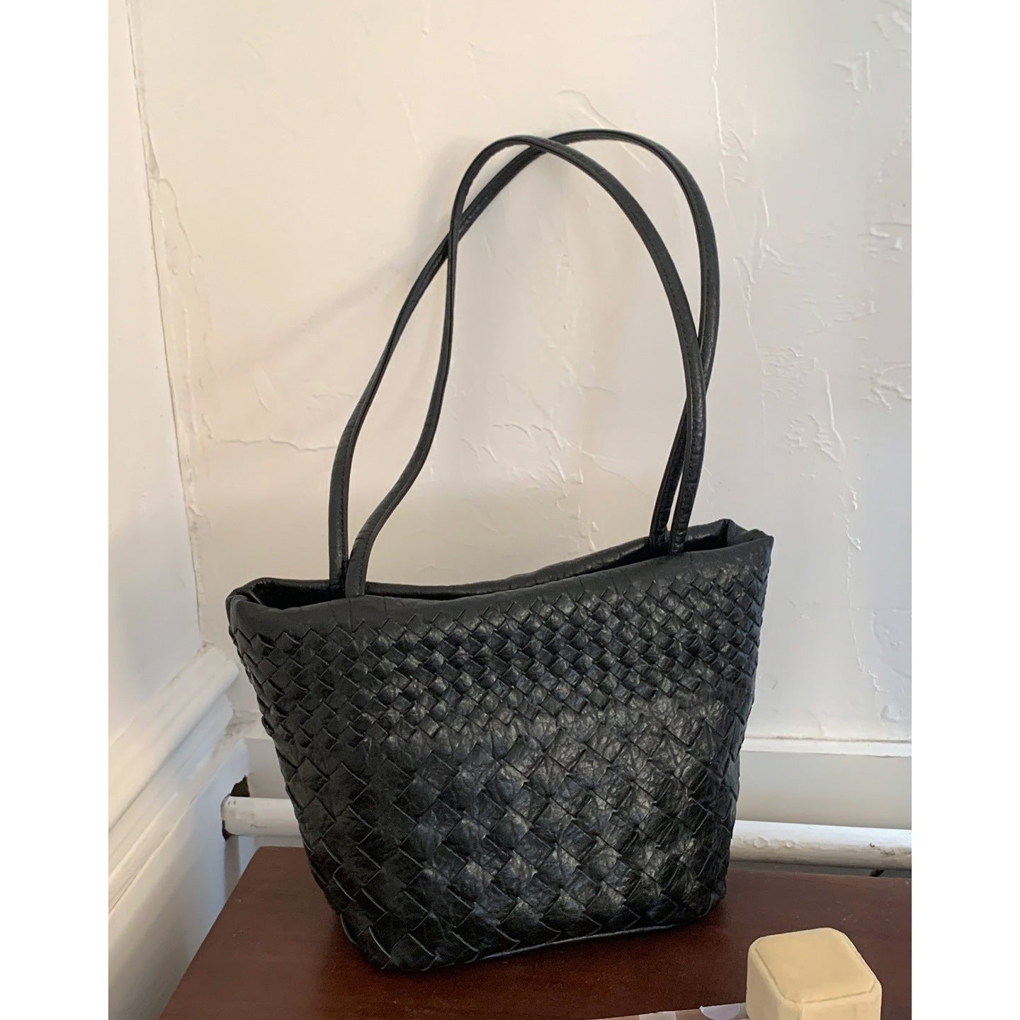 Stylish Women's Niche Texture Simple Woven Underarm Bag