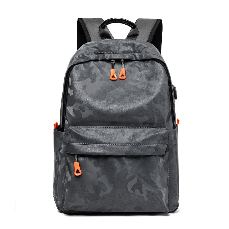 Men's Simple Large Capacity Lightweight Multifunctional Computer Leisure Backpack