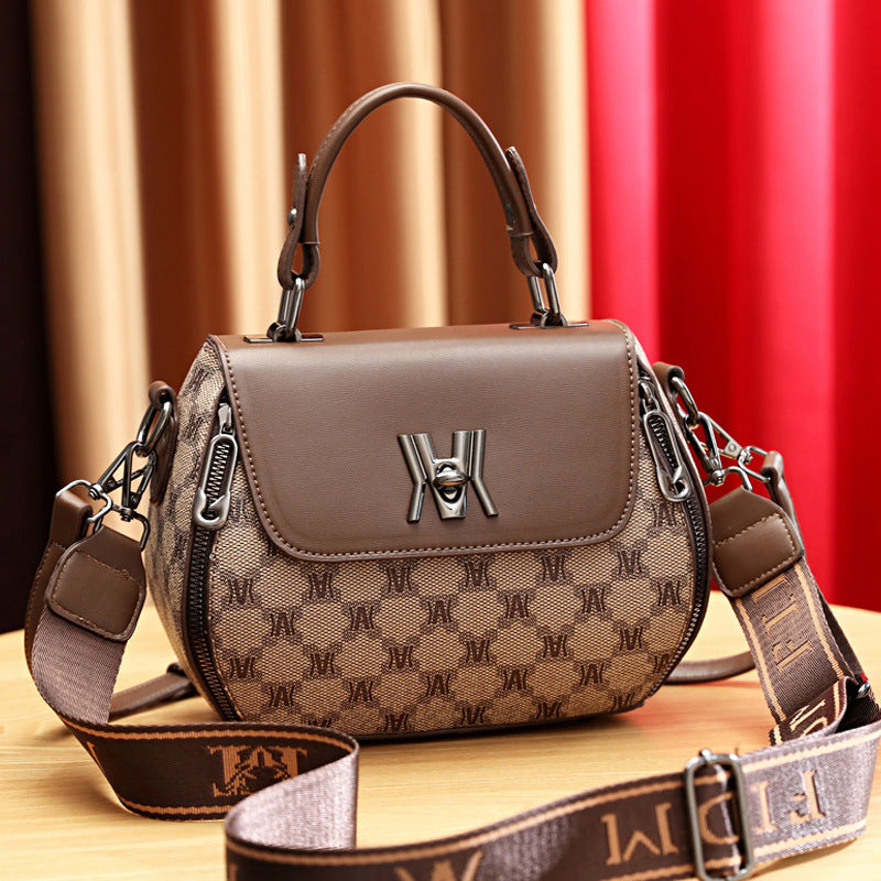 Women's Textured Apple Simple Elegant Large Capacity Bags