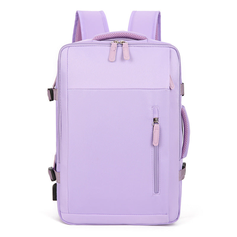 Multifunctional Simple Fashion Expansion Short Business Leisure Backpack