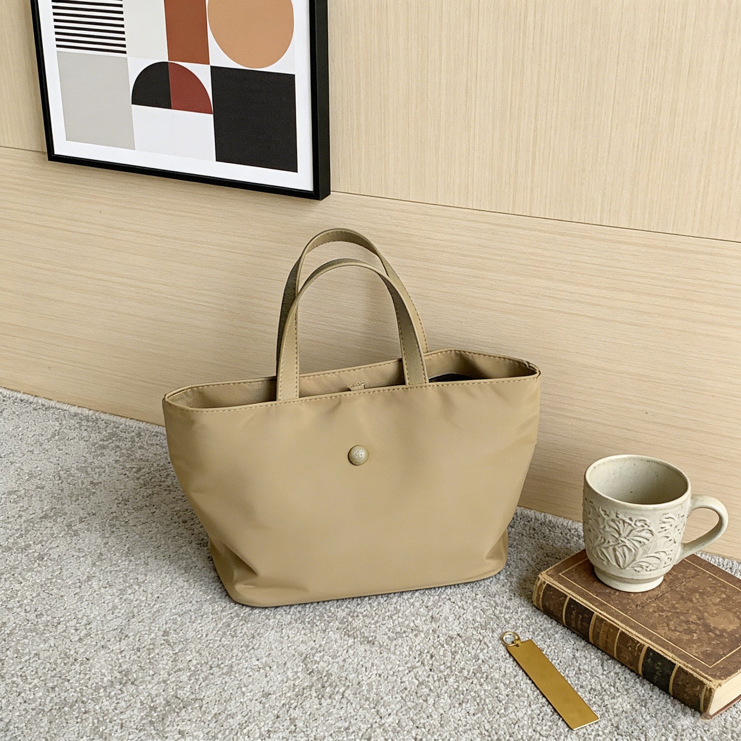 Niche Large Capacity Fashion Nylon Korean Women's Handbag